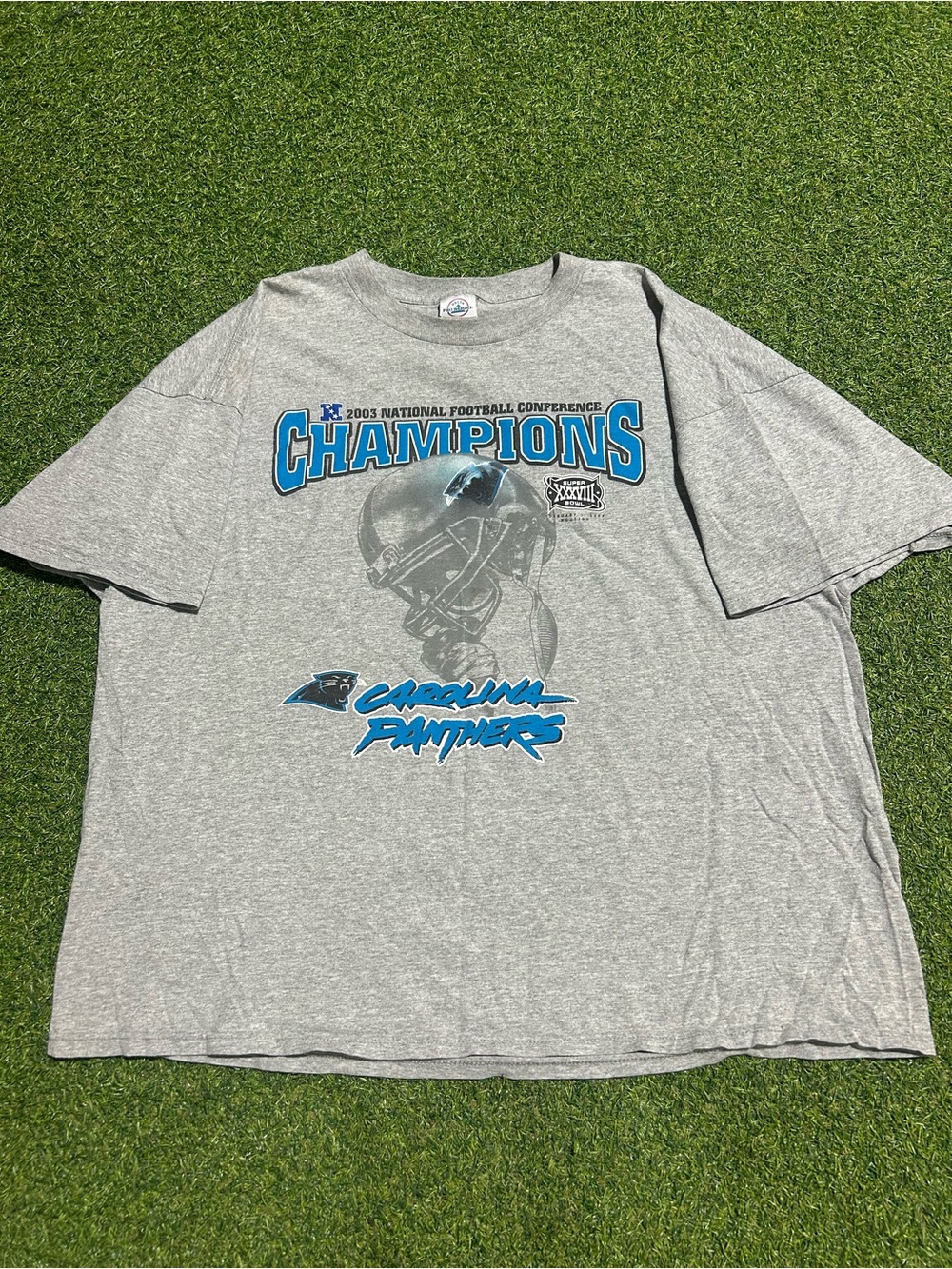 Vintage Y2K NFL Carolina Panthers Football Tee